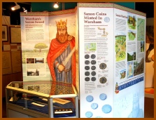 Museum display Saxon panels